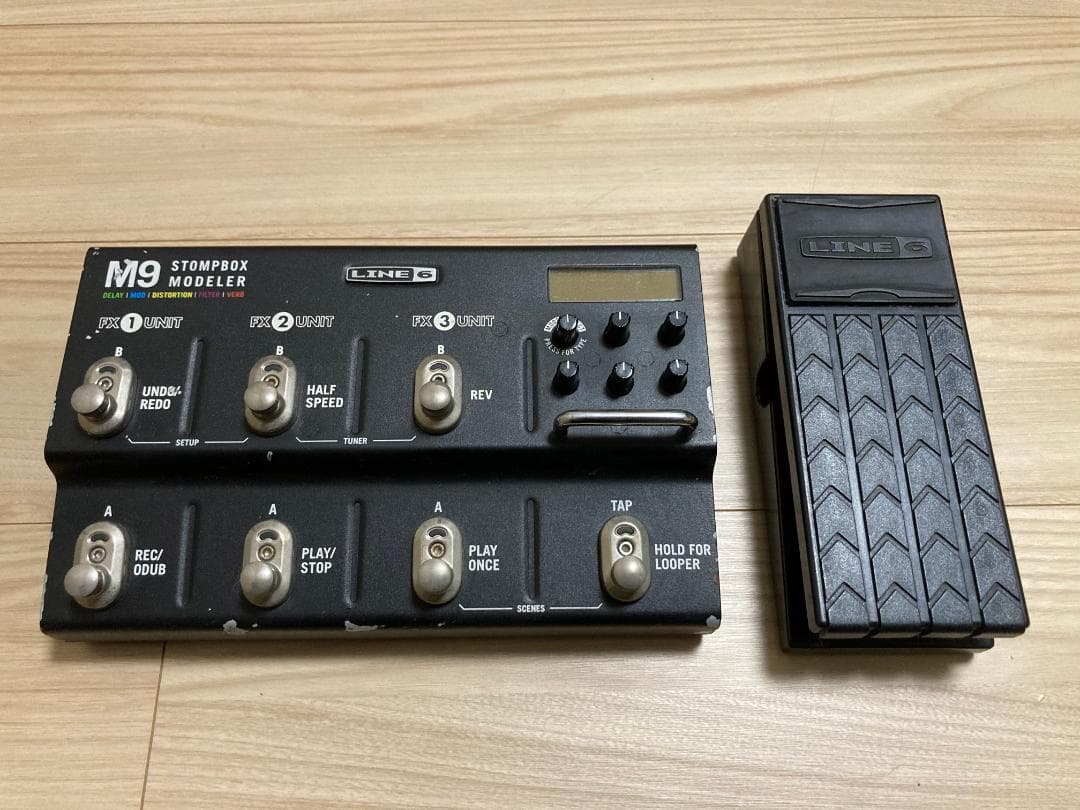 LINE6 M9 Stompbox Modeler（フットペダル付き） LINE6/M9 Stompbox Modelerの使い方やレビュー！アダプターの代用は