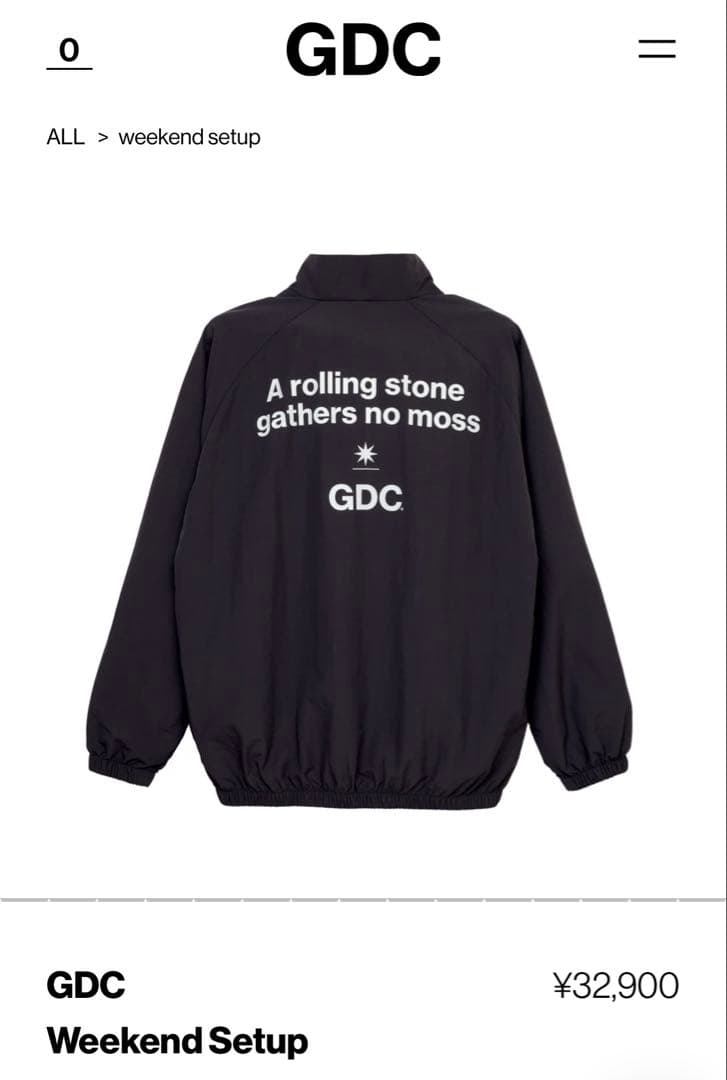 GDC weekend setup サイズXL 新品未使用 - メルカリ