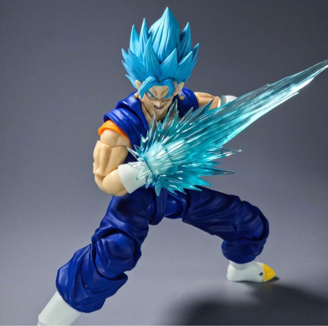 s.h.figuarts ベジットブルー octoys カスタムヘッドパーツ - メルカリ