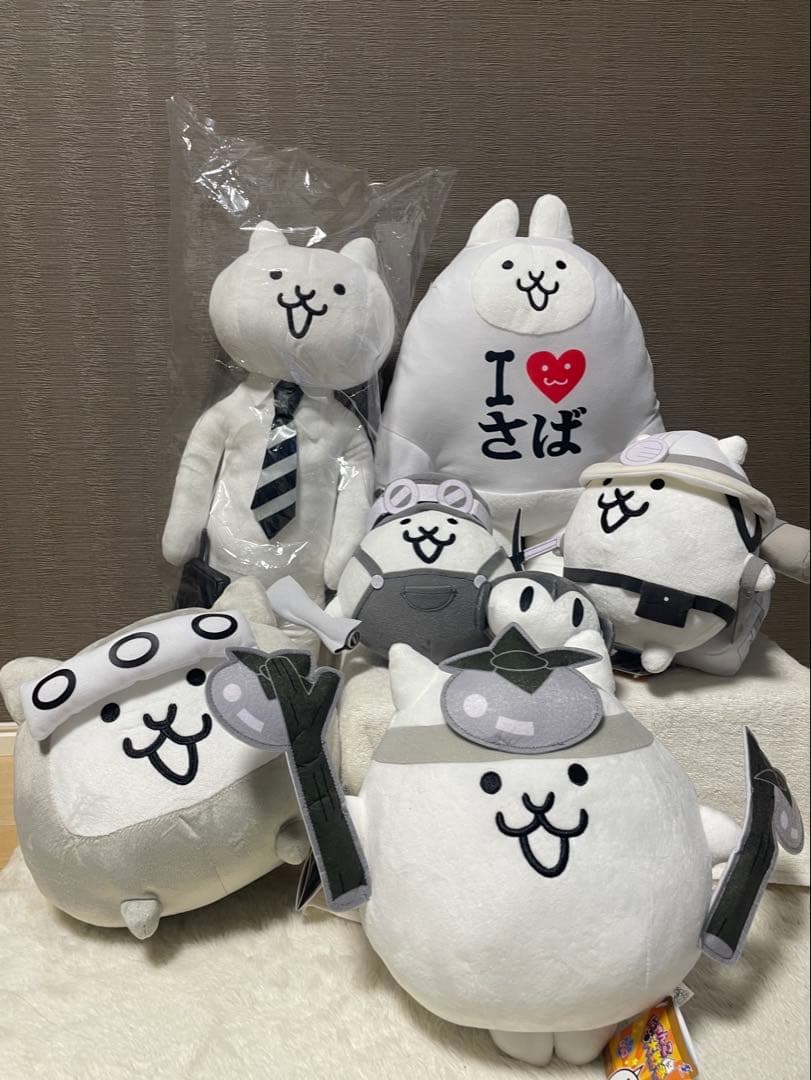 にゃんこ大戦争ぬいぐるみ 6点SET