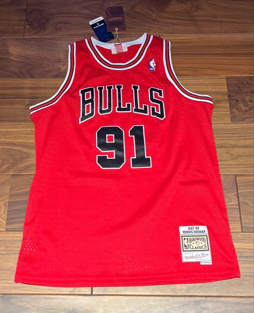 Bulls Dennis Rodman 91 ユニフォーム NBA Dennis Chicago Bulls Champion Jersey Dennis Rodman # 91 Free