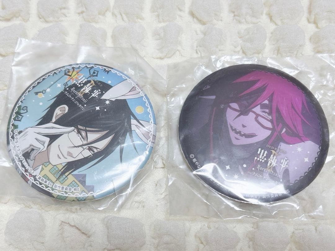 黒執事 ナンジャタウン 缶バッジ セバスチャン グレル 美品