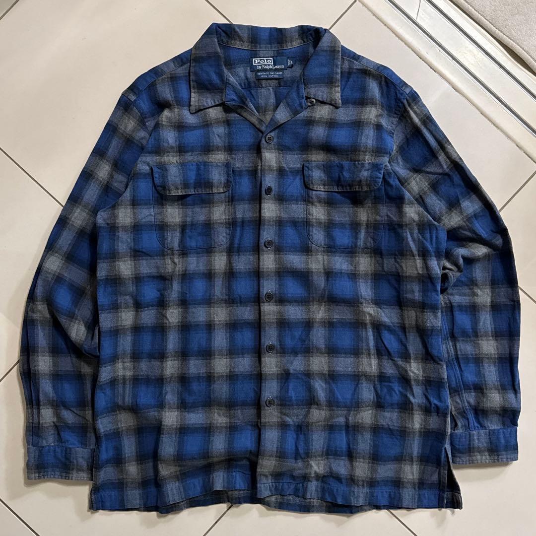 90's ラルフローレン オンブレシャツ \