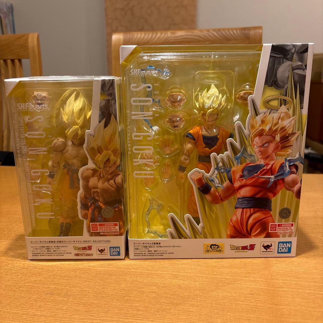 ドラゴンボール S.H.フィギュアーツ 人気の孫悟空2種 新品セット‼️