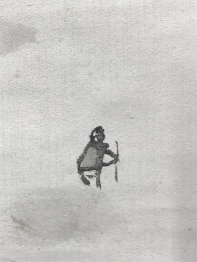 真作】大谷句佛/雪中カラス/水華楓/双幅/山水図/掛軸/名家伝来/AC-327