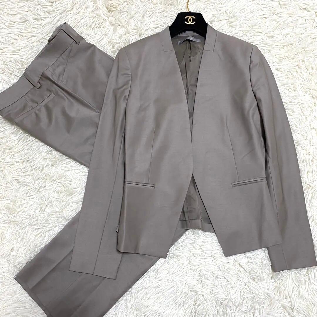 極美品✨】theory luxe ノーカラー スーツ セットアップ 23SS - メルカリ