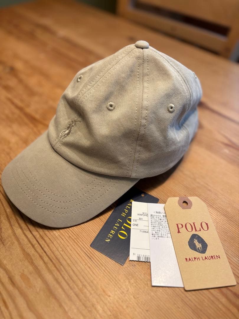 【美品】ポロラルフローレン　キャップ　レア　プラージュ