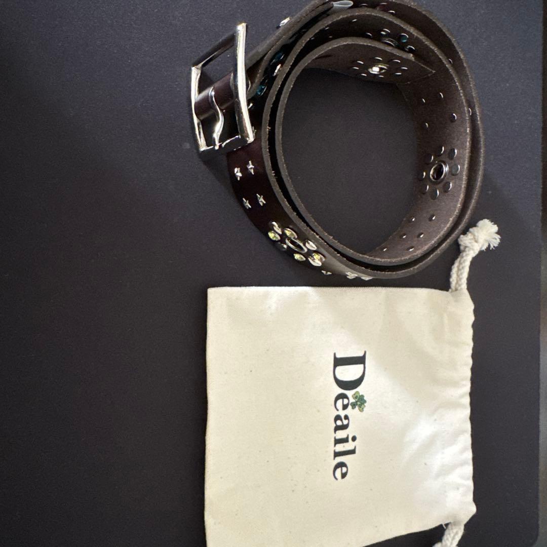 レザースタッズベルト