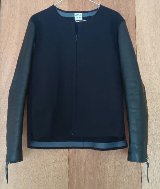 sunsea　メルトンウール　レザー　ジャケット SUNSEA/サンシー】メルトンレザージャケットのご紹介[2019.11.12発行