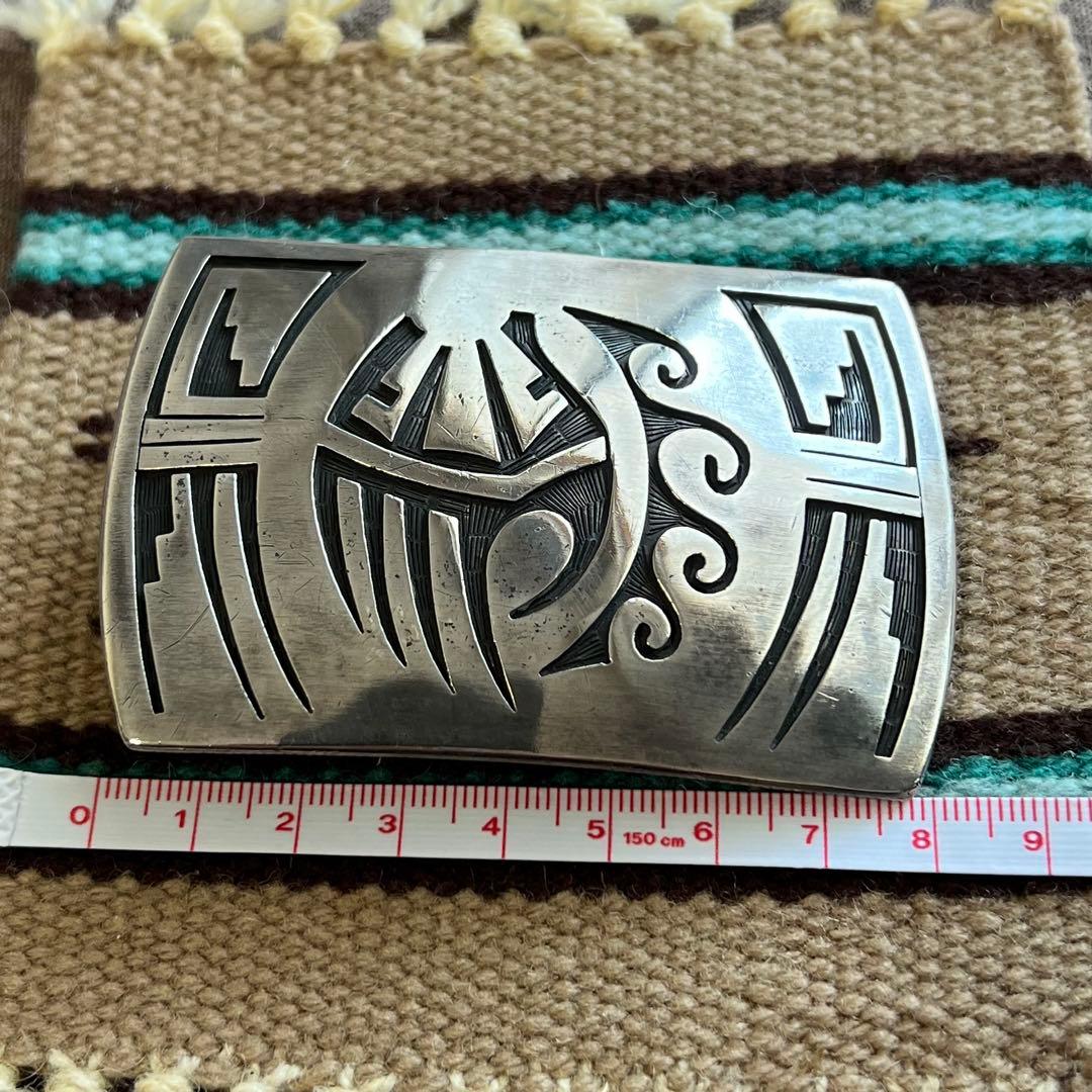 インディアンアクセサリー　ホピ　バックル 925刻印