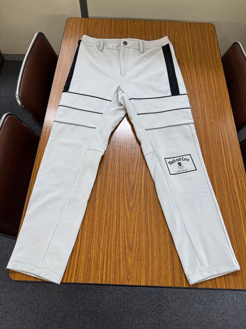 Mark and Lona スカルデザインスウェットパンツ48 Ｌ MARK&LONA マークアンドロナ セットアップ 総柄 メンズ ゴルフ スカル