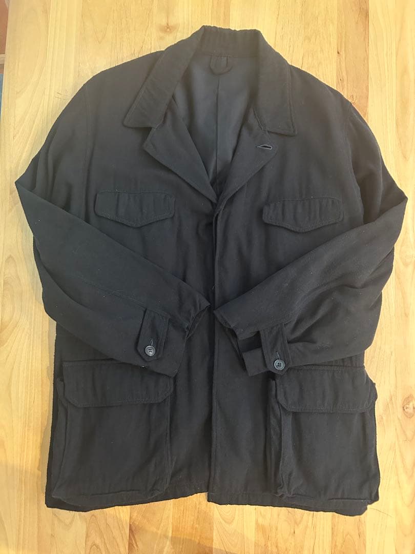 COMOLI シルクネップミリタリージャケットsize 3 - メルカリ