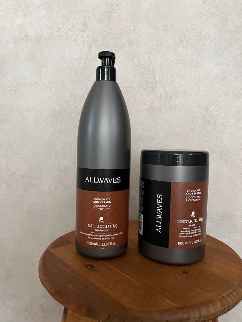 イタリア　シャンプー1000mlマスク1000ml セット　チョコレートの香り