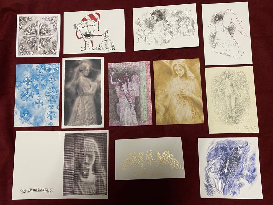 クロムハーツ☆クリスマス ホリデー メッセージカード ポストカード