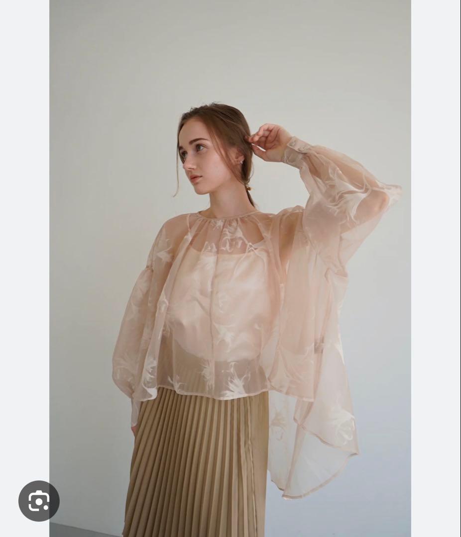 シアーオーバーフレアブラウス