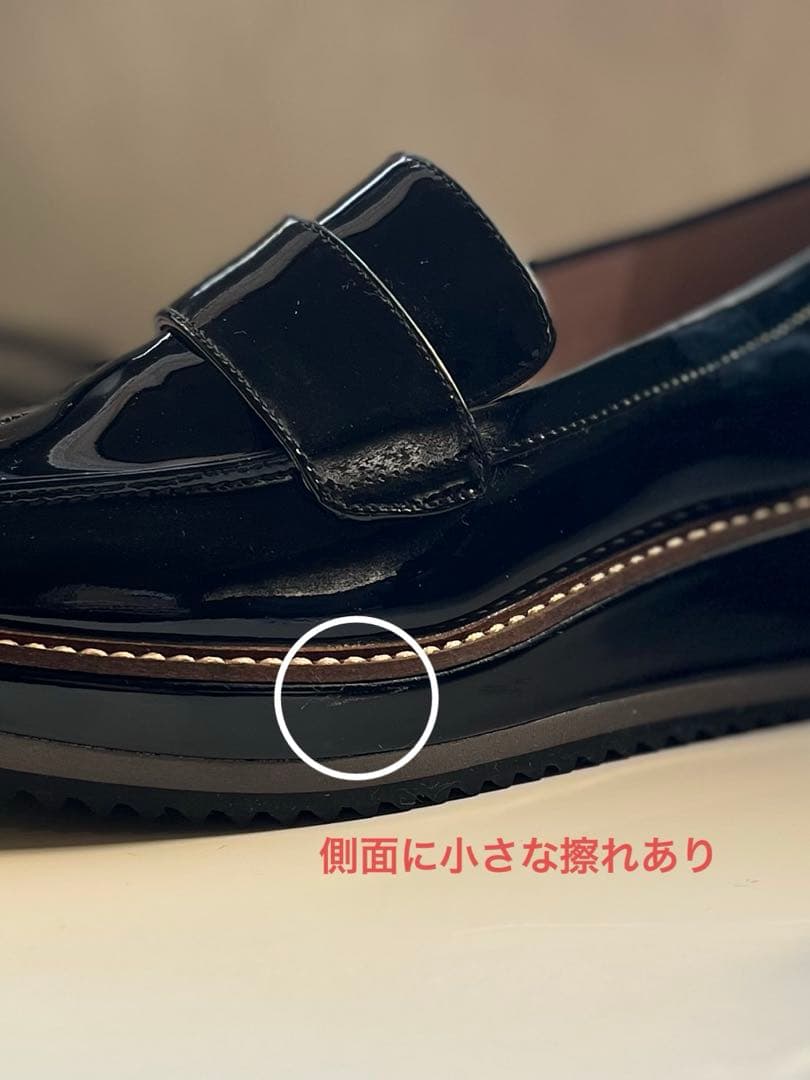 超美品】BARNYARDSTORM エナメルウエッジローファー サイズ36 - メルカリ