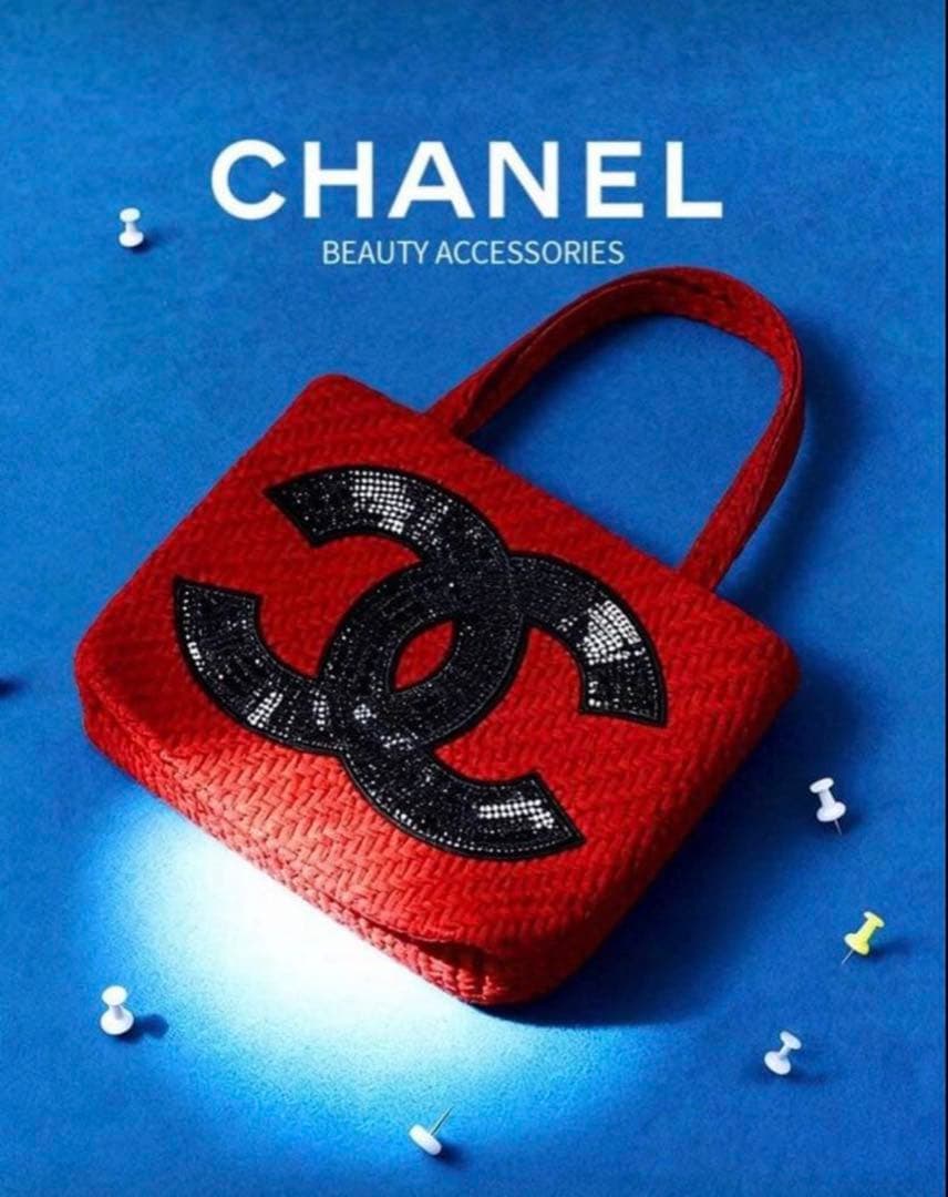 T*た様 新品未使用♡CHANEL ノベルティトートバッグ ビッグココマーク レ