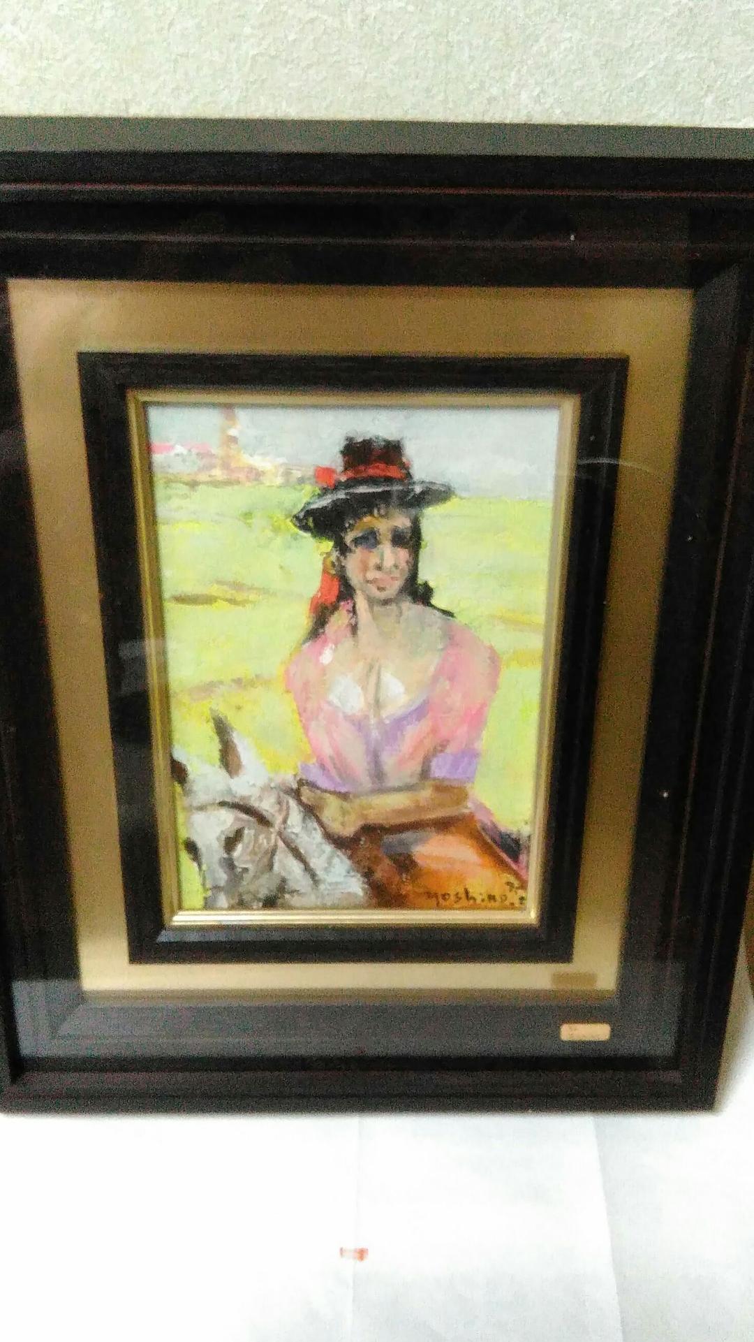 油絵　スペインにて（吉野不二太郎作）