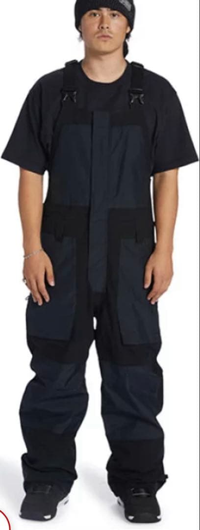 DC スノーボード ビブパン　ブラック