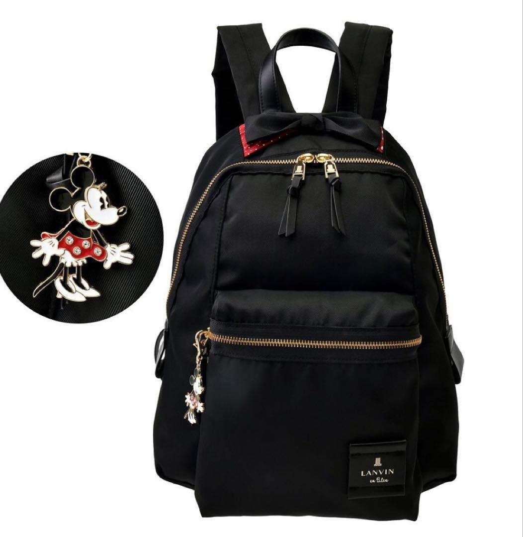 LANVIN ブラックリュック ミニー付き