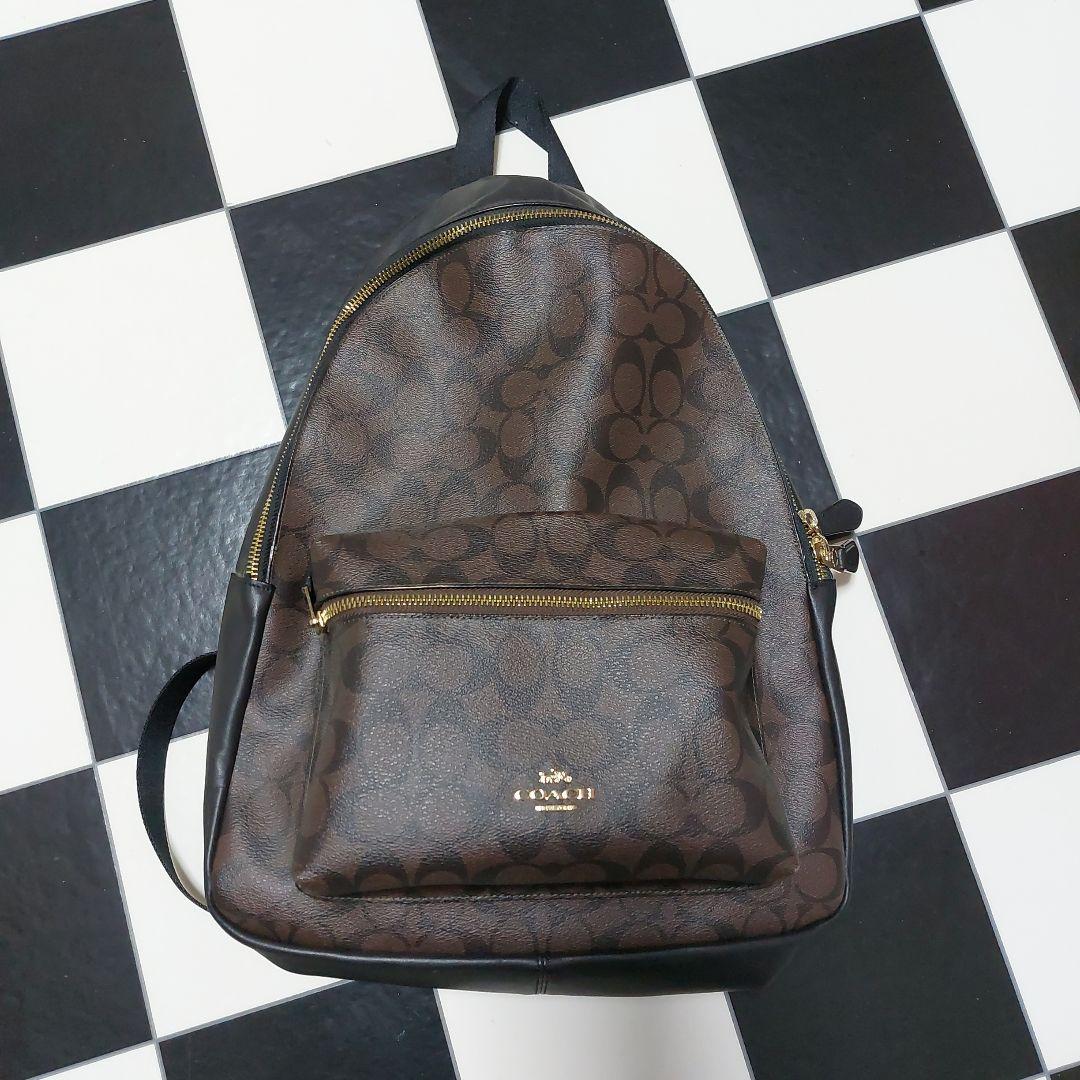 COACH　シグネチャーバックパック　ブラウン ブラウン（茶色）系 Coach SIGNATURE(コーチ シグネチャー) バック