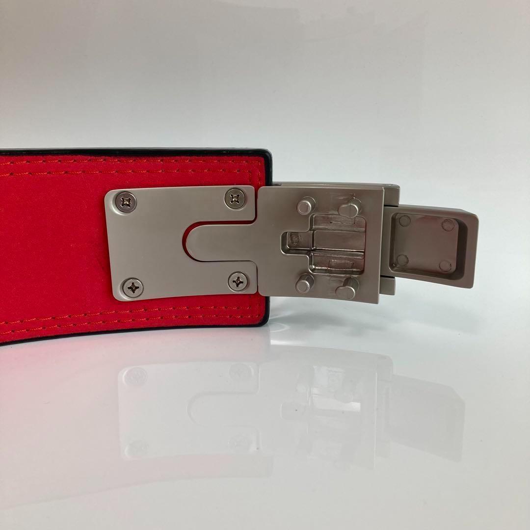 訳あり】パワーリフティングベルト 本革 パワーベルト レバー