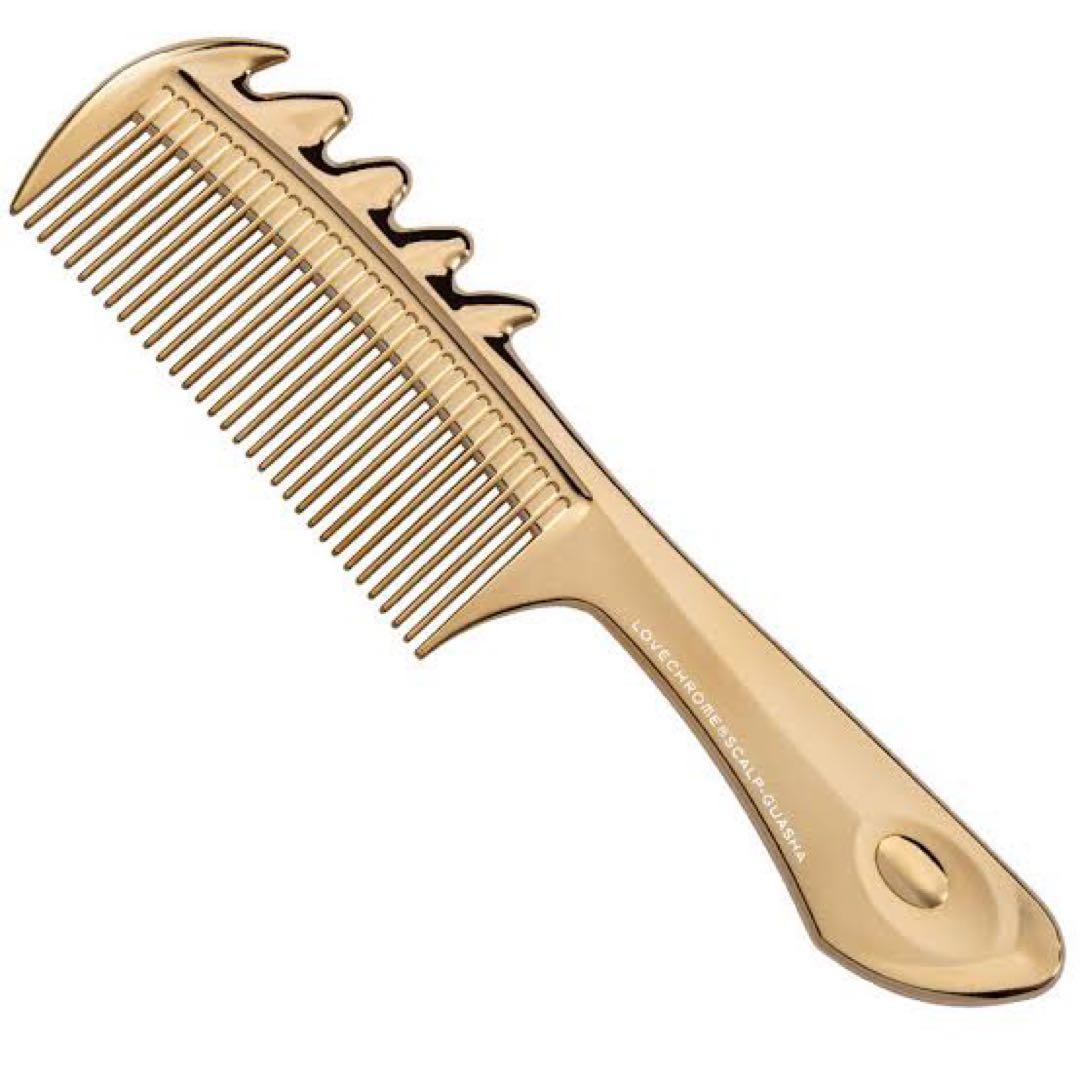 ラブクロム　スカルプカッサ　 正規品　K24GP GOLD ヘアコーム Qoo10] ラブクロム (R)K24GPスカルプカッサ ゴールド
