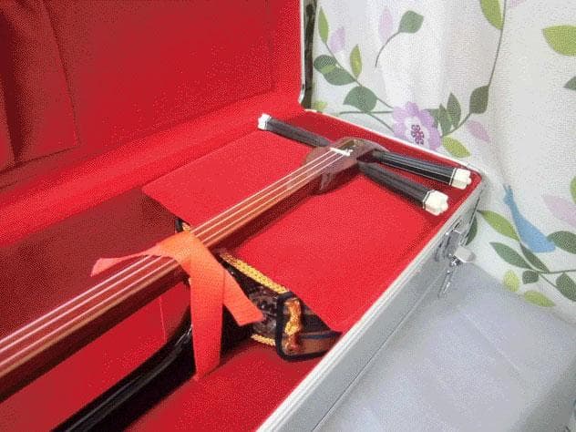 (送料無料)12.000円　沖縄三線専用二丁入アルミハードケース　移動に安心安全