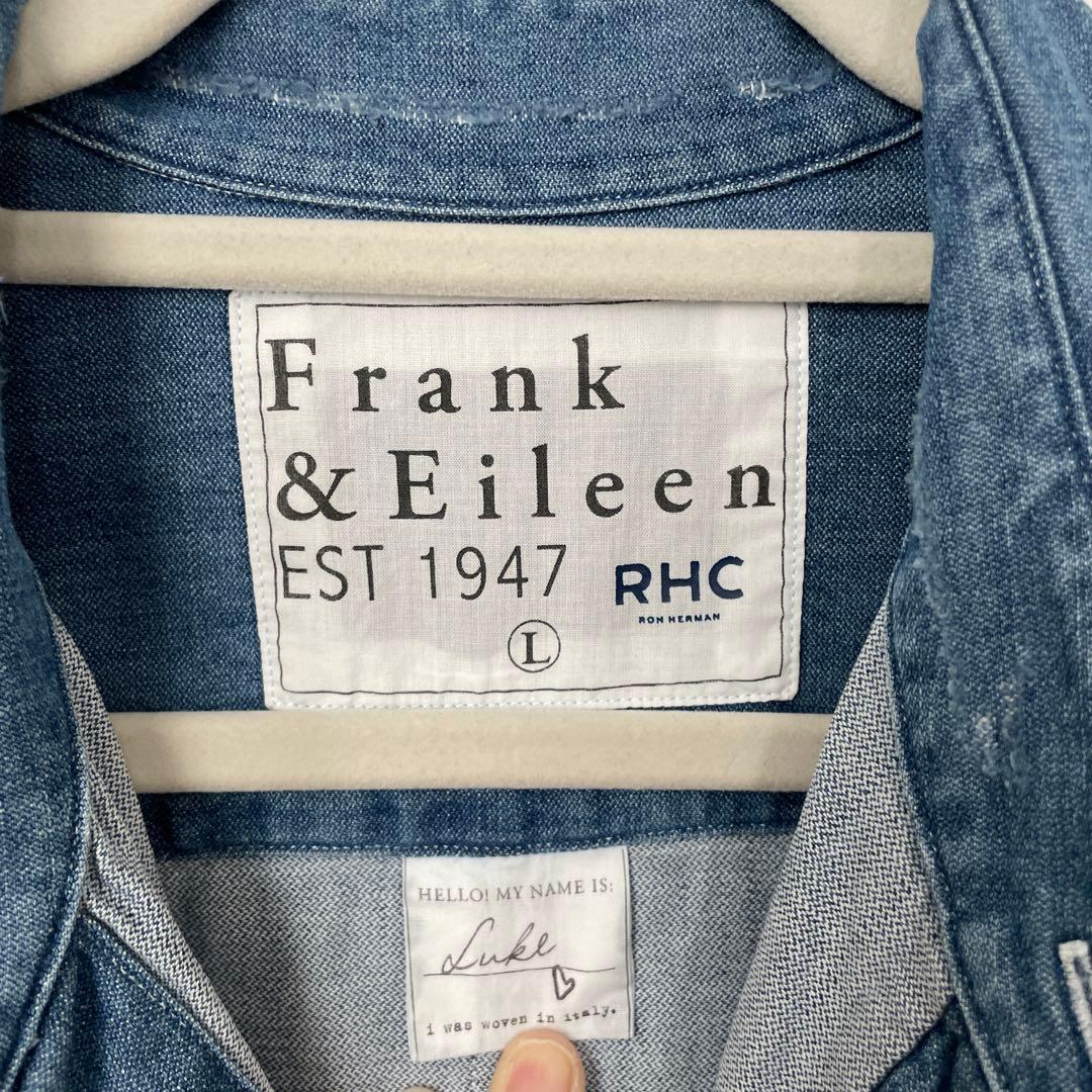 即決価格、値引交渉不可 Frank&Eileen for RHC デニムペイントシャツ for