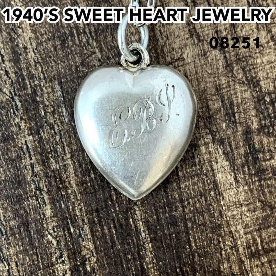 スウィートハートジュエリーイニシャル シルバー ヴィンテージネックレスNAVY1 スウィートハートジュエリーVictory シルバーヴィンテージネックレス