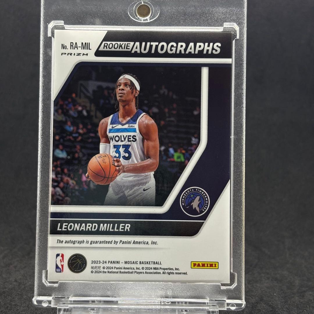 85】NBAカード LEONARD MILLER レナード・ミラー rc - メルカリ