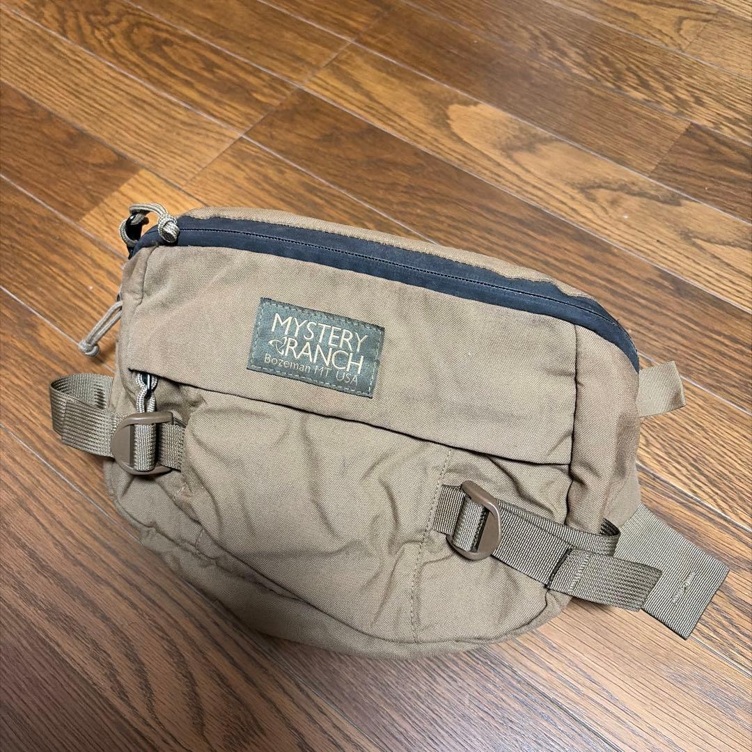 ミステリーランチ　ヒップモンキー　ボディバッグ　コヨーテ　USA製