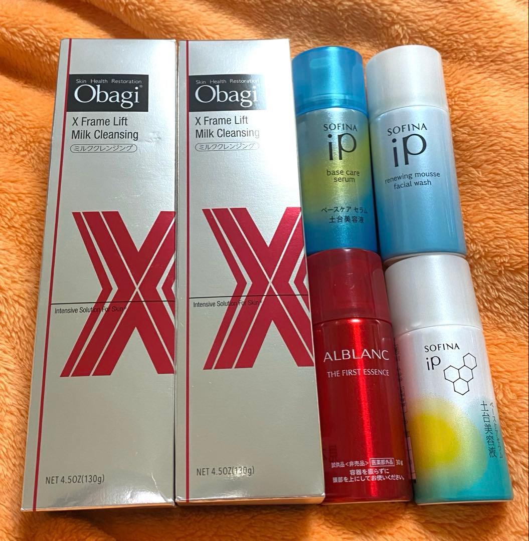 ⭐️お得⭐️オバジ　ミルククレンジング現品2本&ソフィーナ　ミニサイズ美容液等 試してみた】オバジ オバジX ミルクジェルクレンジングの効果・肌質別