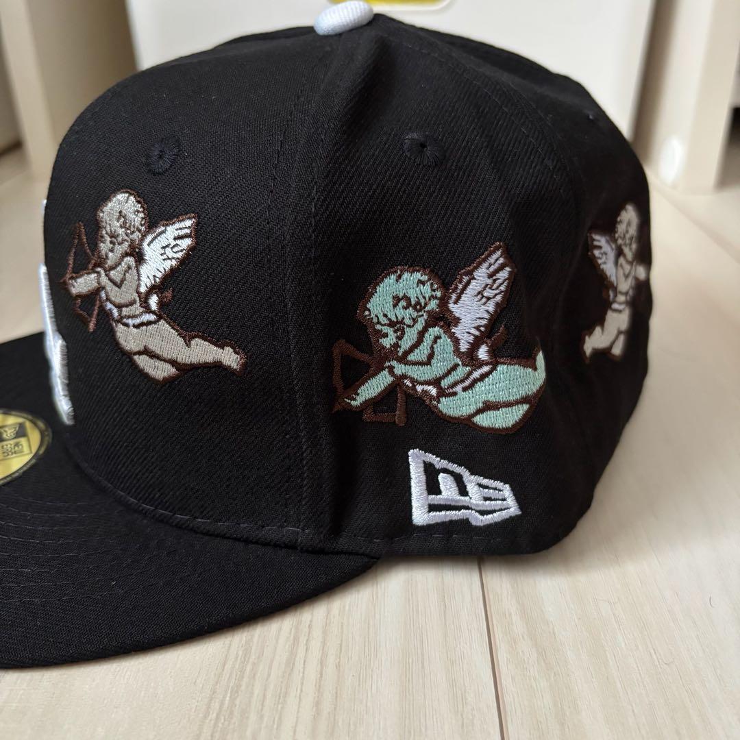 新品 未使用 ニューエラ LA エンジェル刺繍 キャップ 58、7センチ