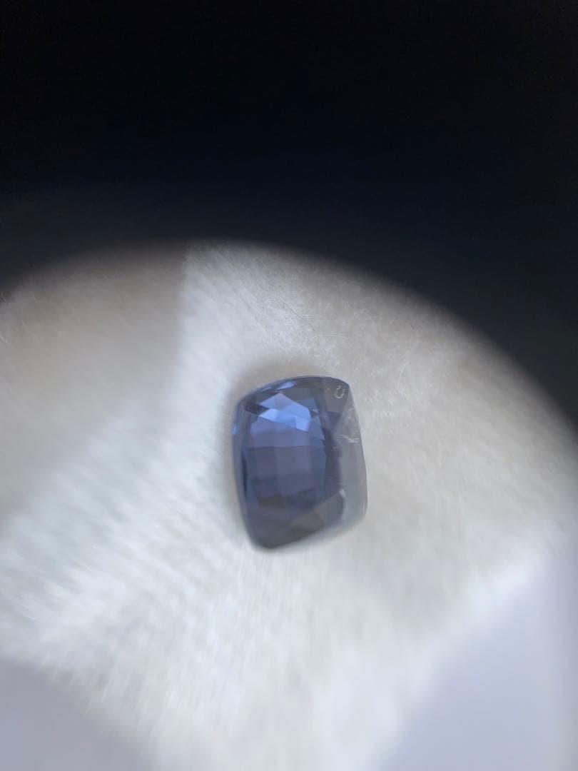 バイオレット コバルトスピネル 1.495ct 鑑別書付き