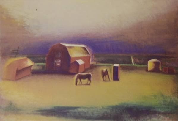 池口史子、【孤屋】、希少な額装用画集より、新品額装付