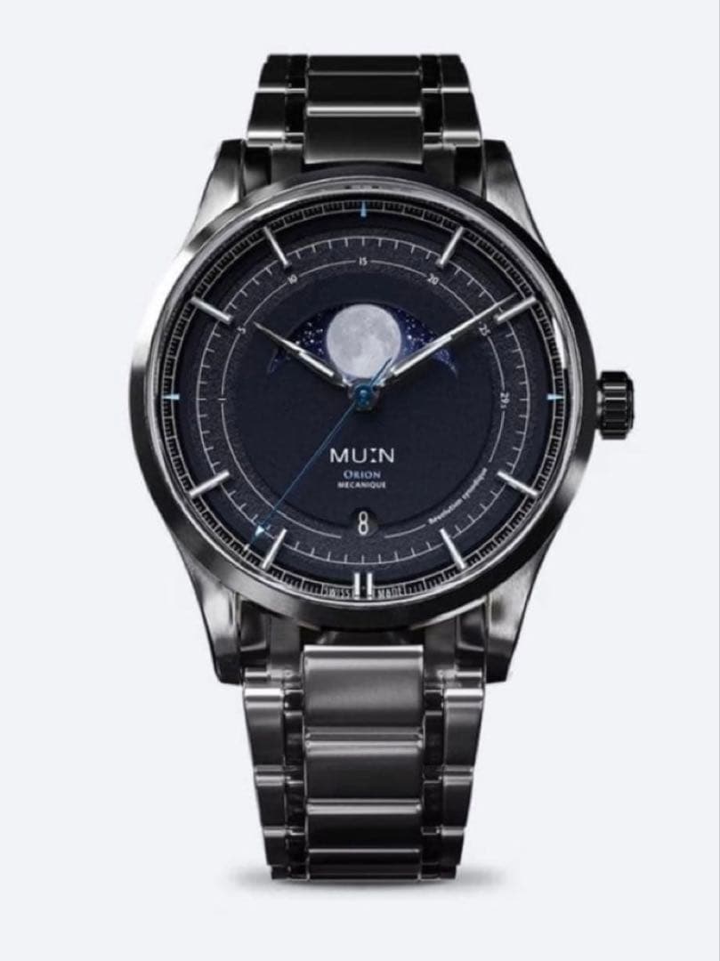 MU:N Watches ORION 手巻き腕時計　ムーンフェイズ　希少