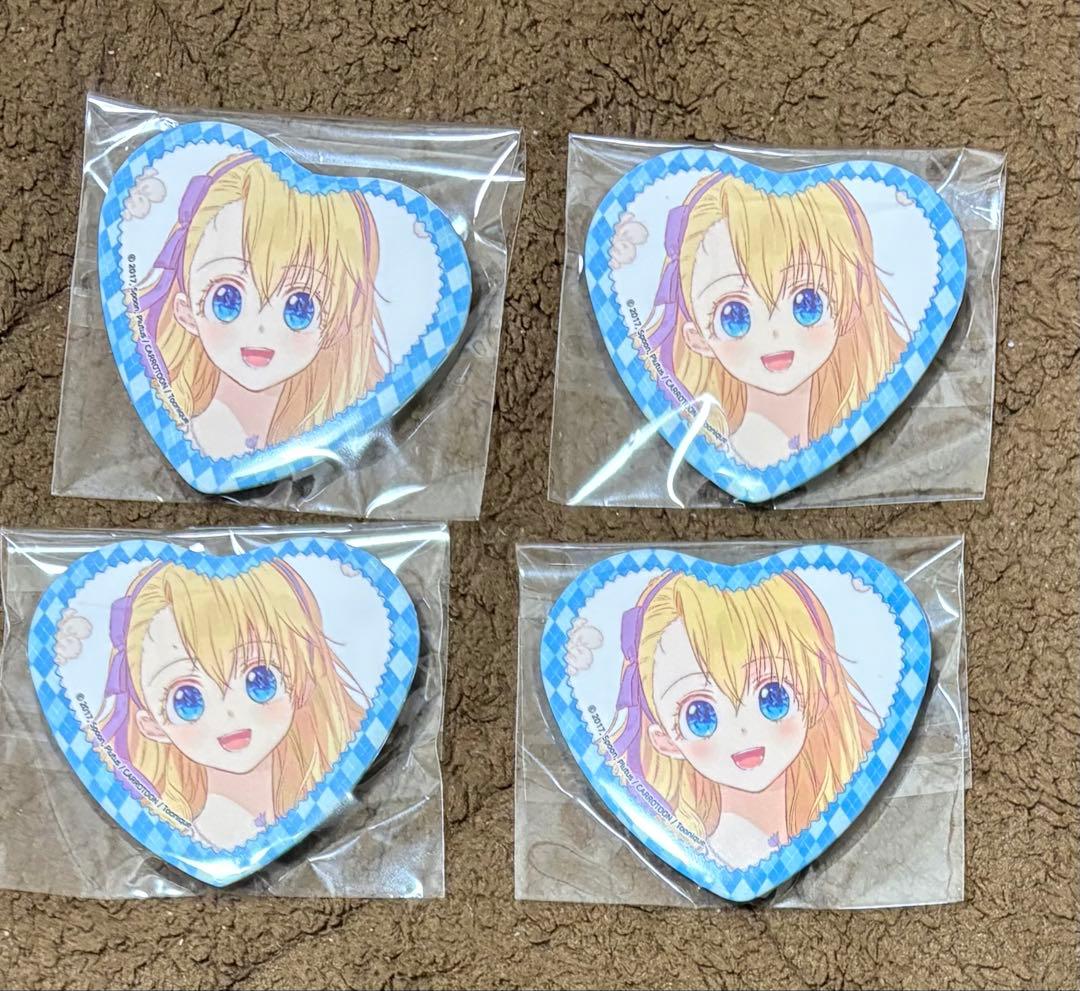 ある日、お姫様になってしまった件について アタナシア 缶バッジ 4点