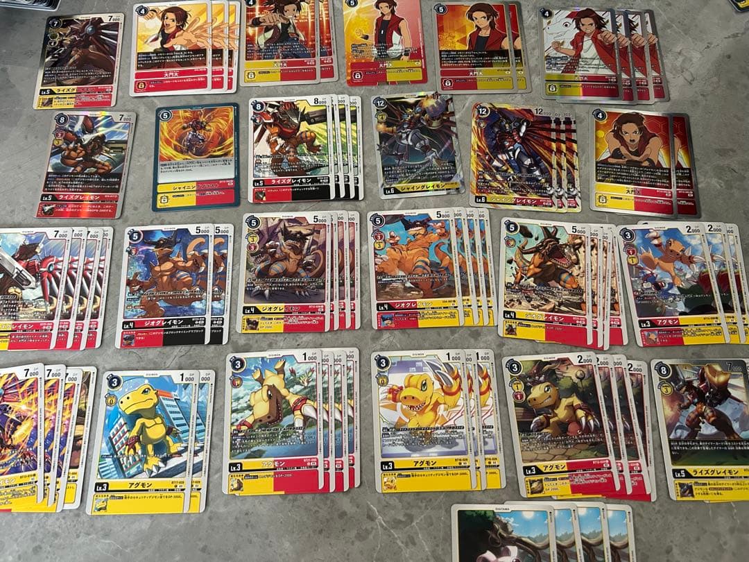 デジモンカード 大門大 アグモン シャイングレイモン デッキ