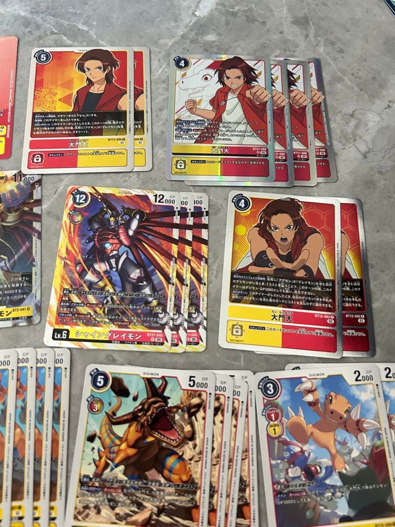 デジモンカード 大門大 アグモン シャイングレイモン デッキ