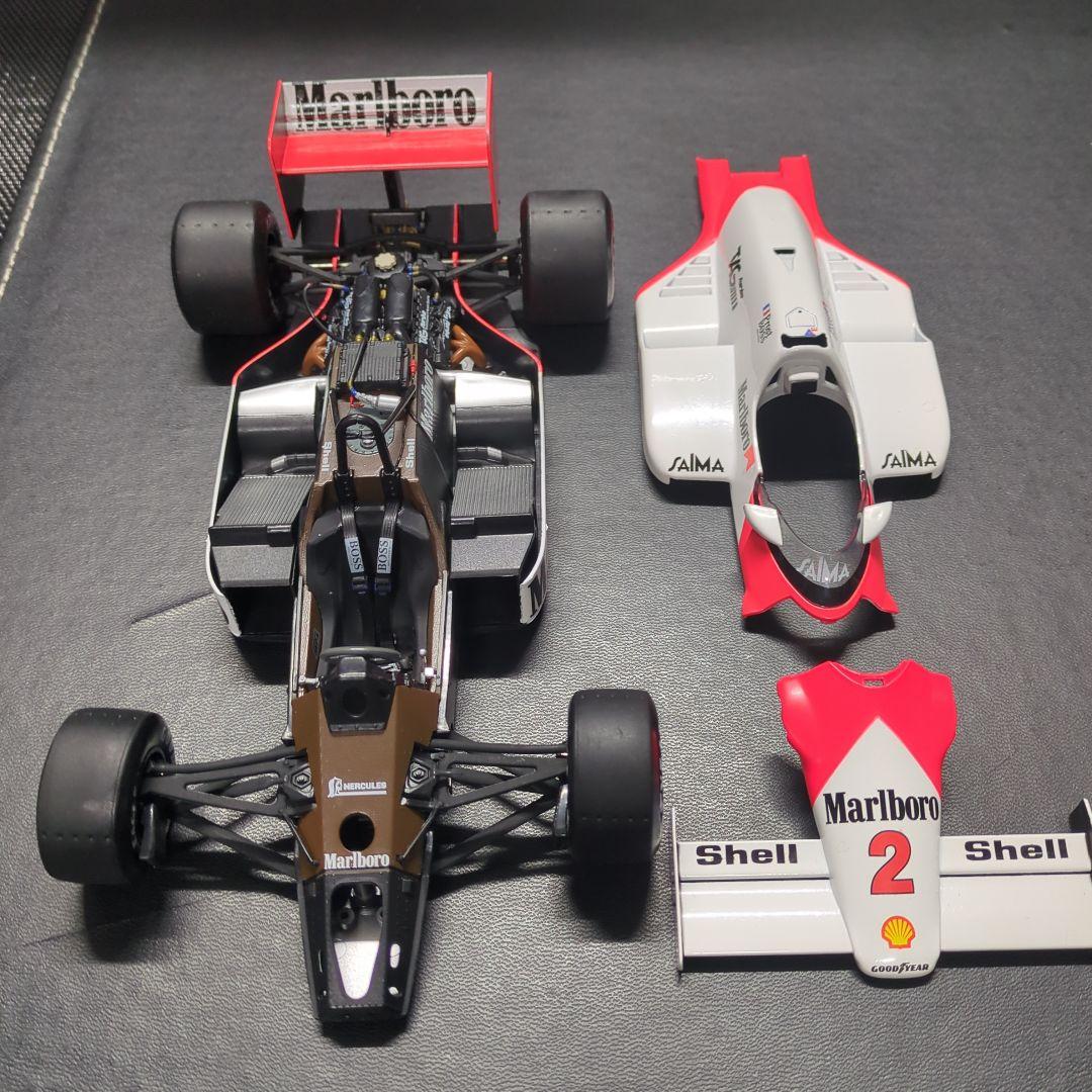 1985年　　1/18スケール MP4/2B アランプロスト マルボロ仕様