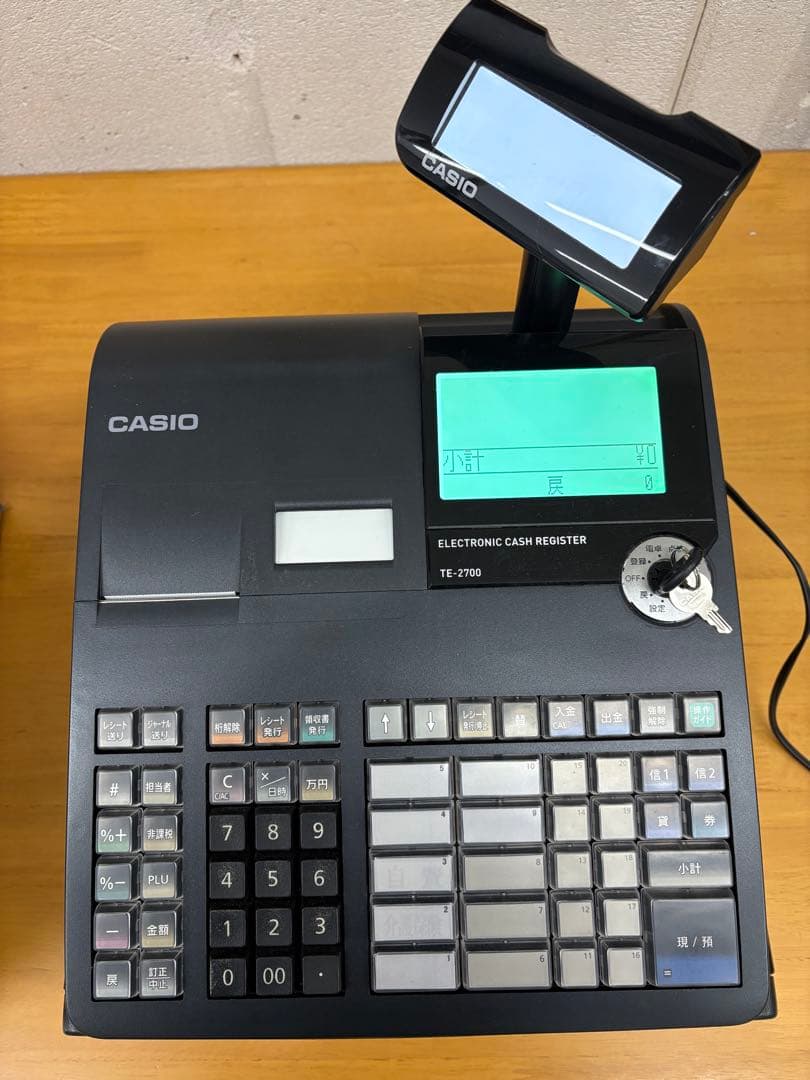 カシオ レジスター TE-2700(レジロール20個付)