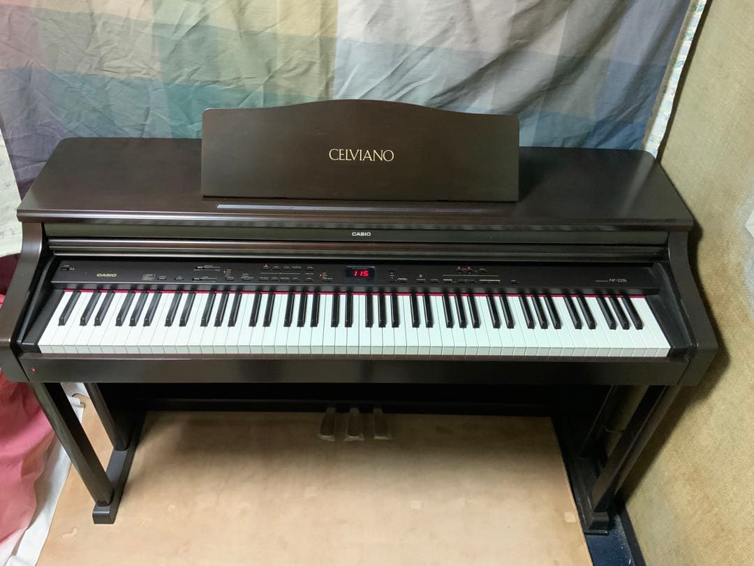 【期間限定お値下げ】CASIO CELVIANO 電子ピアノAP−22S 88鍵 レンタル] CASIO(カシオ) CELVIANO AP-750 88鍵盤 グレーベージュ