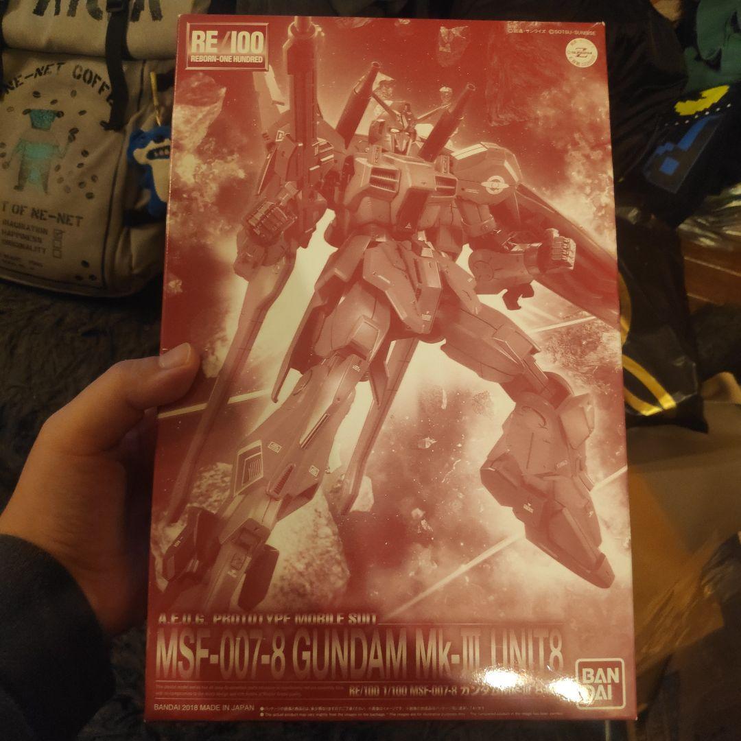 RE ガンダム Mk−III 8号機 未開封 未組立 ガンプラ「RE/100 ガンダムMk-III 8号機」が登場！インパクトのある