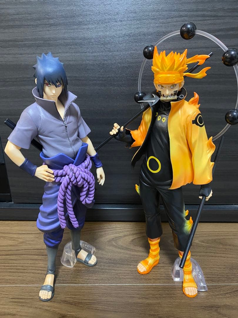 一番くじ ナルト 疾風伝 紡がれる火の意志 ナルト・サスケ フィギュアセット