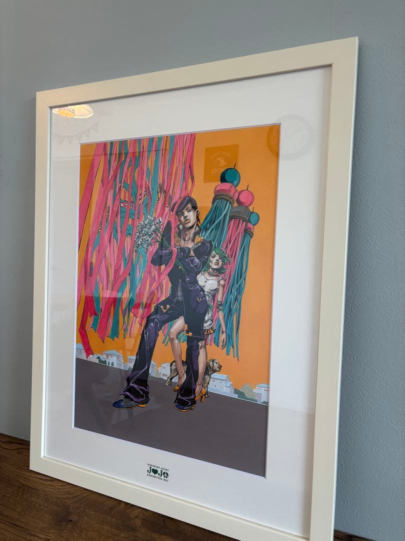 ジョジョ展 JOJO展 仙台限定 複製原画 東方仗助 荒木飛呂彦 サイン