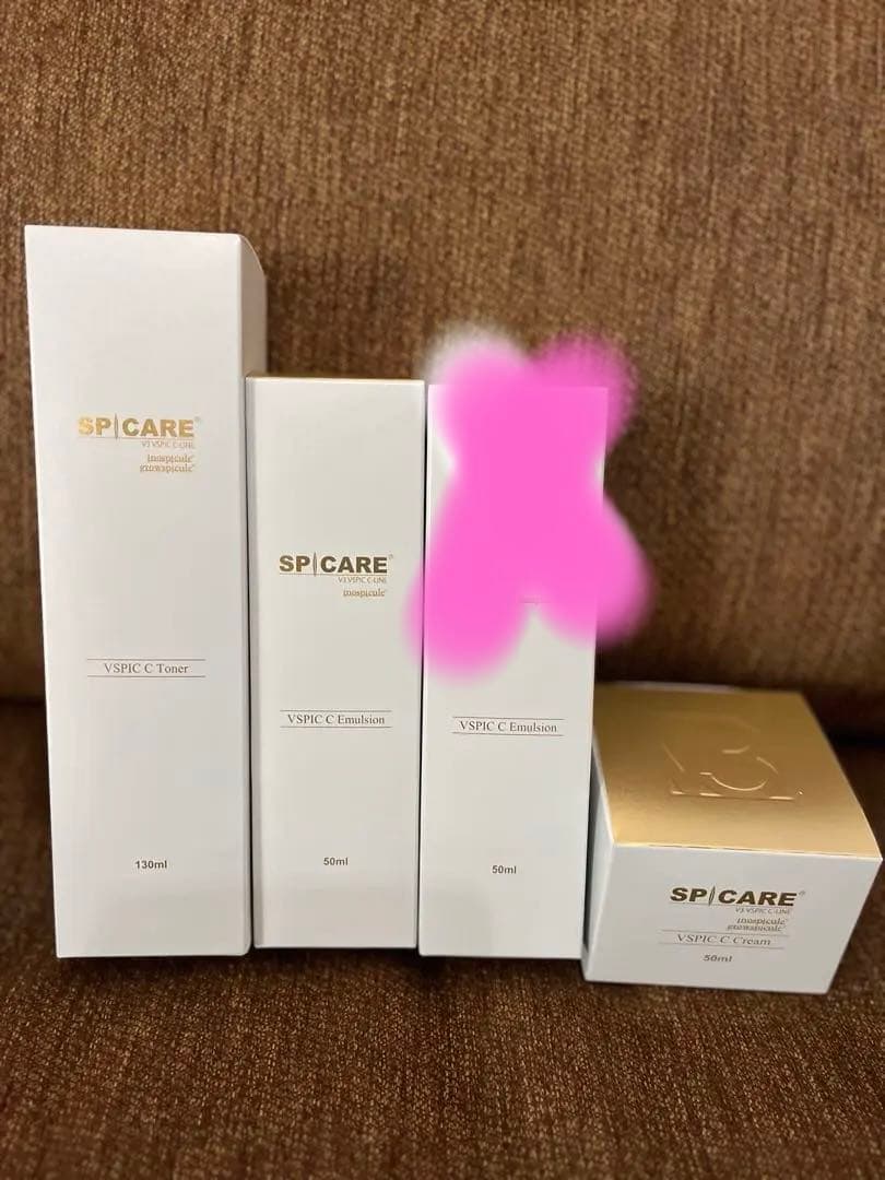 スピケアV3VSPICCトナー1本、エマルジョン2本、クリーム1個セット