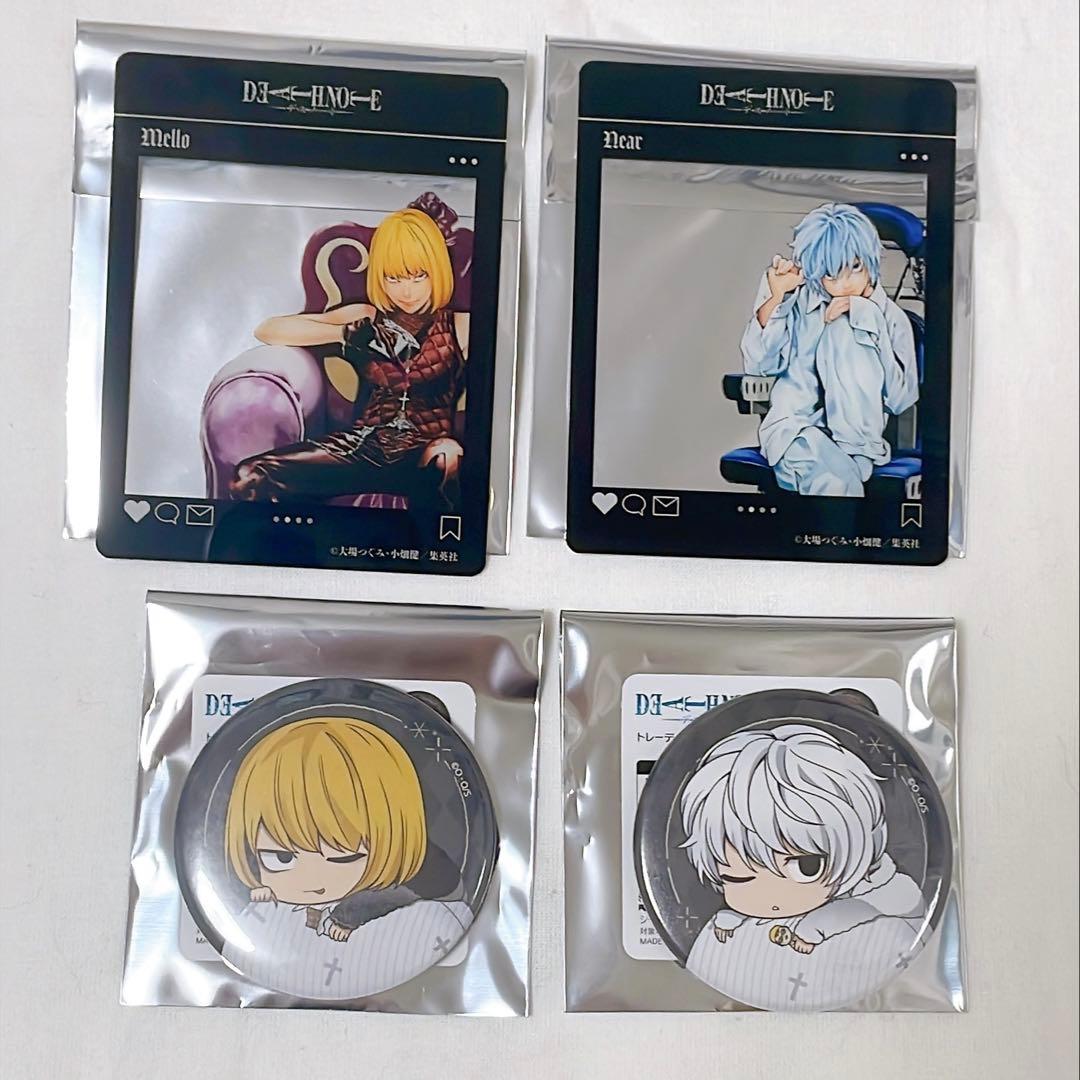 デスノート メロ ニア ふわみん缶バッジ SNS風アクリルカード - メルカリ