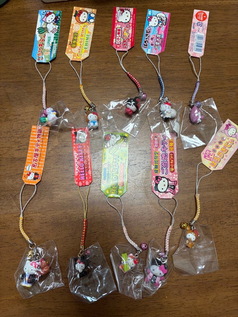 ご当地キティ 根付けストラップシャーペンボールペン80個