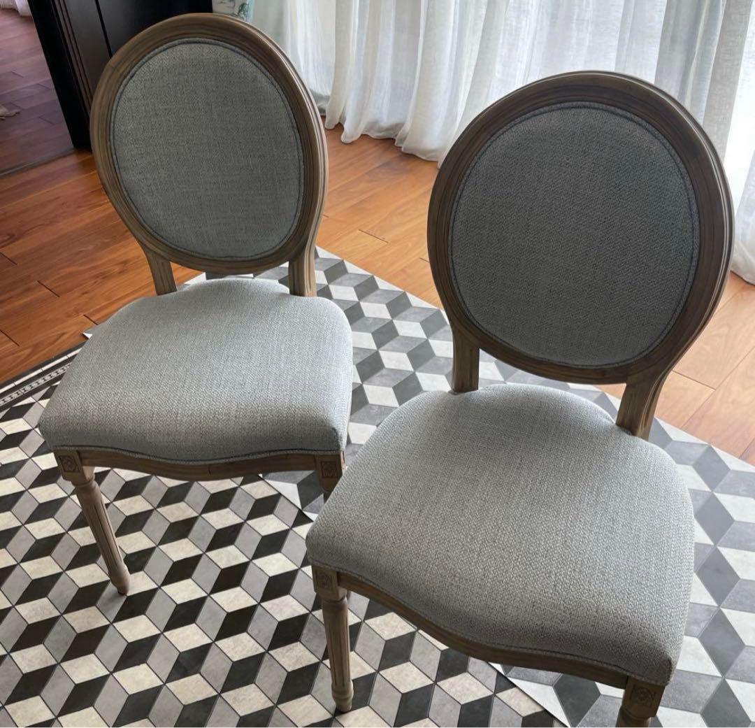 【Minnie☺︎】ブランドジュリエオリジナルチェア椅子2脚セットの1脚分